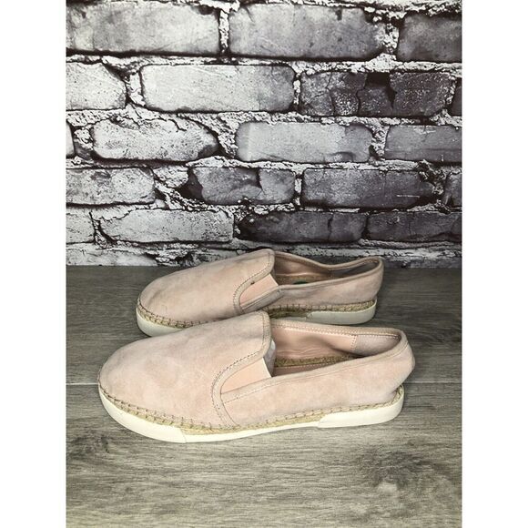 VINCE CAMUTO Tambie Blush Pink Suede Leather Espadrille Loafers Women 8M US/38.5 - Picture 8 of 16